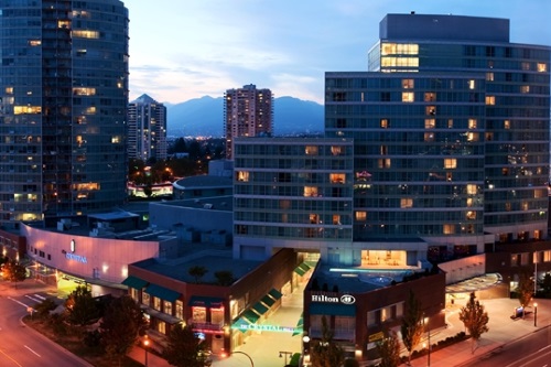 Hilton Vancouver Metrotown buitenkant